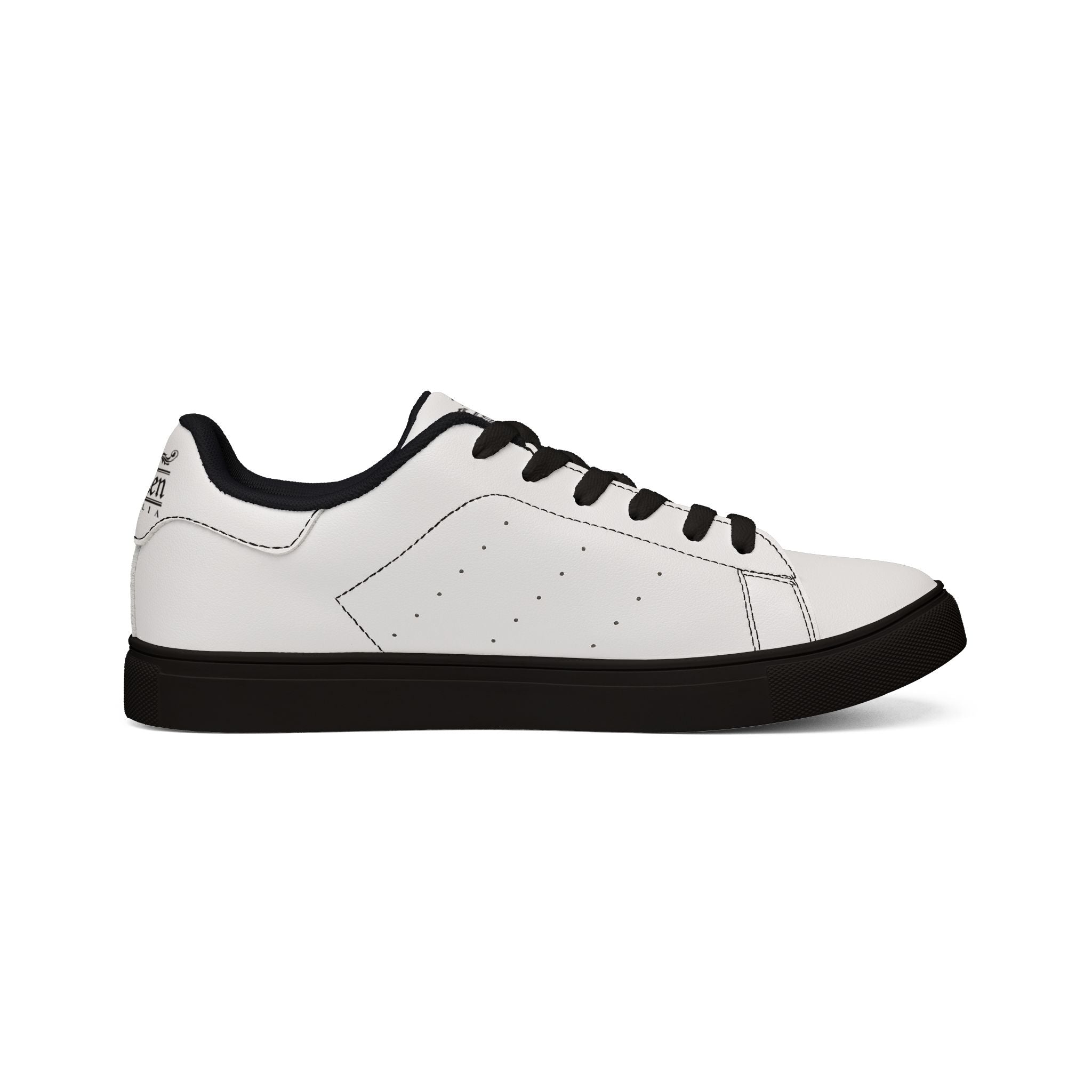 OUTBACK Men's White Leather Low-Top Sneakers