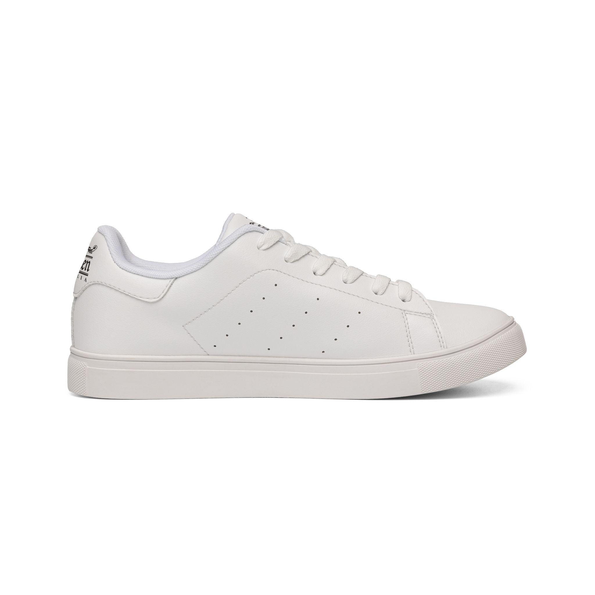 OUTBACK Men's White Leather Low-Top Sneakers