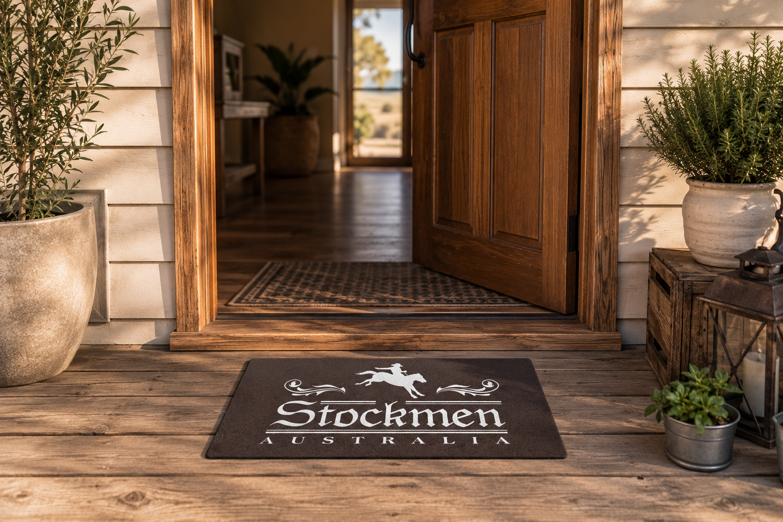 OUTBACK Doormat Brown